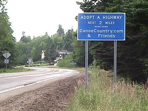 CanoeCountry.com Adopt-A-Highway